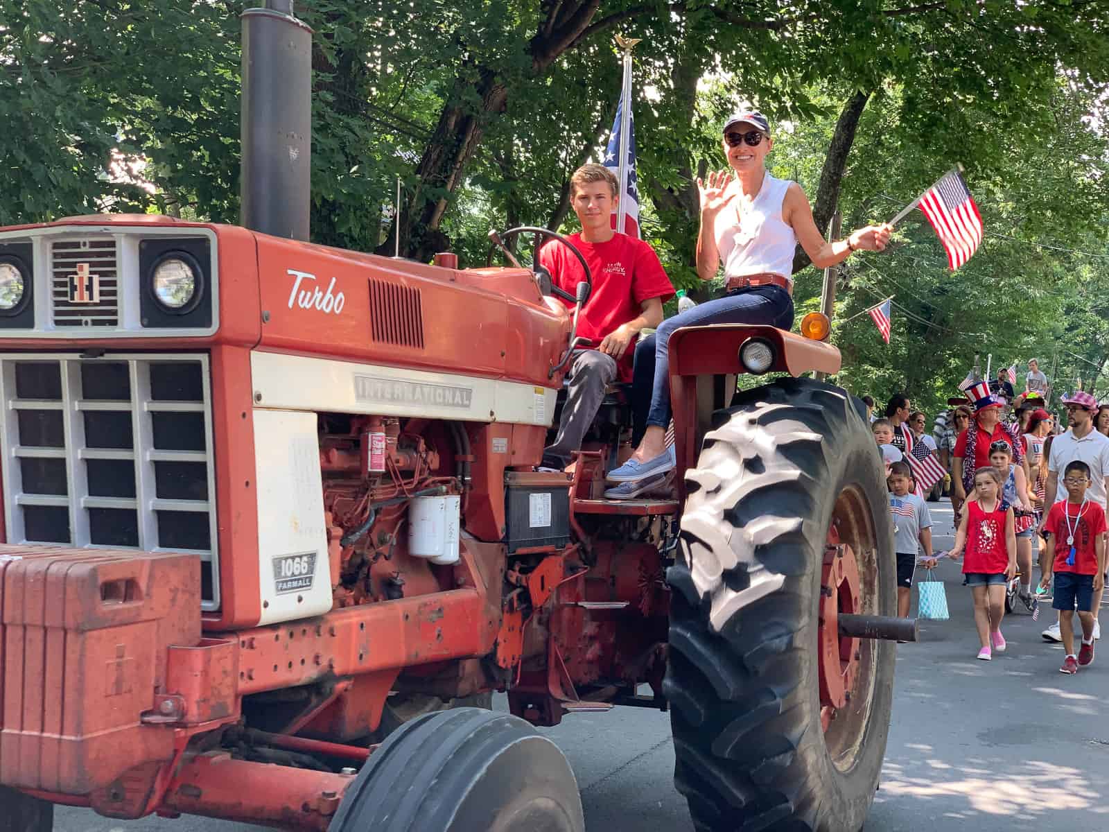 july 4th 2019 parade 3 tractor sky Waterford Citizens' Association